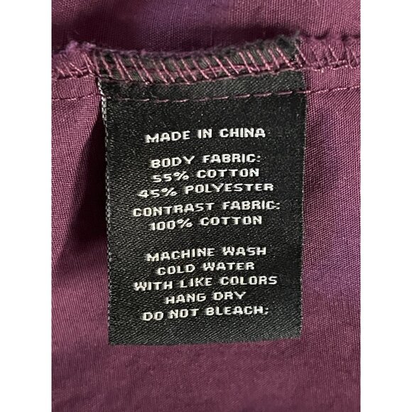 Salvaje Oeste Women's Medium Pearl Snap Floral Embroidered Western Shirt Purple - Picture 6 of 7